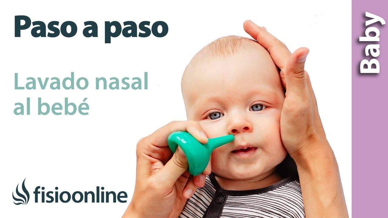 Cómo hacer un lavado nasal a un bebé con pera de goma? - Fisioterapia