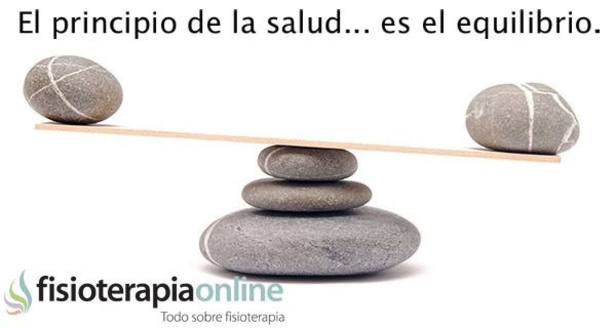 El equilibrio es esencial en la vida, la disfunción muestra el desequilibrio de la salud