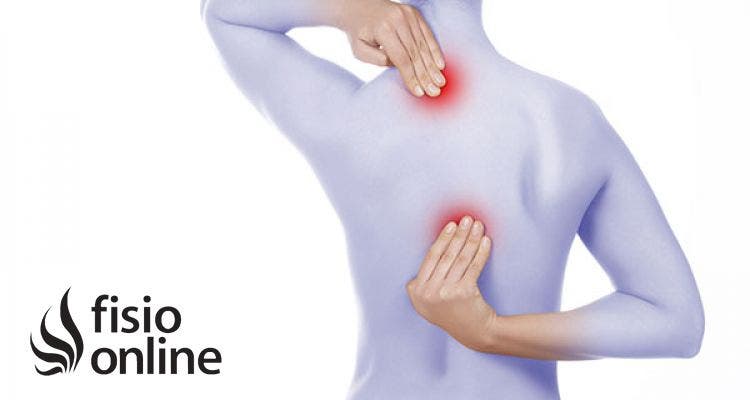Distensión muscular en la espalda baja: dolor agudo por movimientos  repetitivos o bruscos y caídas