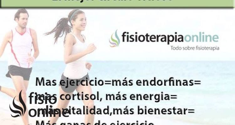 El circulo de la felicidad, ejercicio, endorfinas, cortisol ,bienestar 