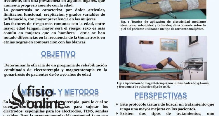 Estudio piloto de dos programas de rehabilitación para la gonartrosis