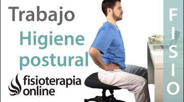 Higiene postural en el trabajo. Ejercicios de váscula pélvica