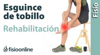 Rehabilitación de un esguince de tobillo.